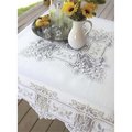 Heritage Lace Heritage Lace HL-5858E 58 x 58 in. Heirloom Tablecloth HL-5858E